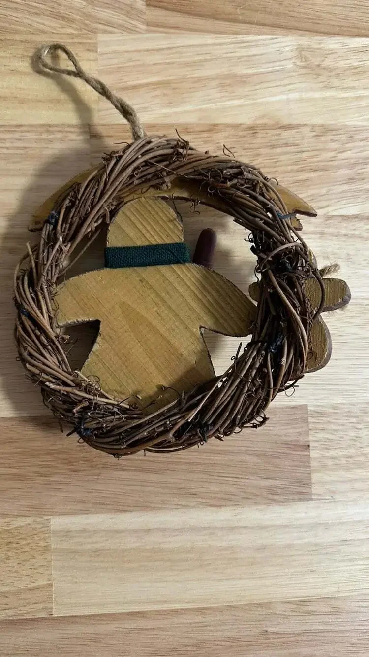Gingerbread Christmas Wall Decor Ornament Holiday Decor Welcome Sign